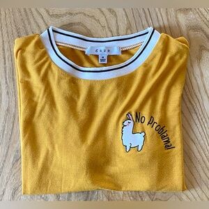 NWOT Gaze No Problama T-shirt